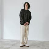 バーズアイクルーネックルーズニット | coen【men】 | 詳細画像17 