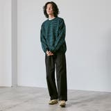 バーズアイクルーネックルーズニット | coen【men】 | 詳細画像18 