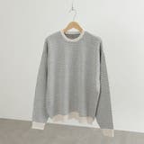 バーズアイクルーネックルーズニット | coen【men】 | 詳細画像24 