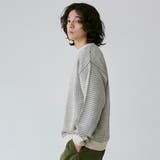 バーズアイクルーネックルーズニット | coen【men】 | 詳細画像4 