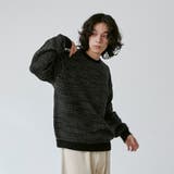 バーズアイクルーネックルーズニット | coen【men】 | 詳細画像8 