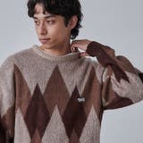 PENNEYS（ぺニーズ）別注ビッグシルエットジャガード柄シャギーニット チェッ… | coen【men】 | 詳細画像11 