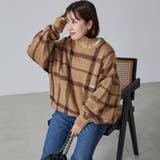 PENNEYS（ぺニーズ）別注ビッグシルエットジャガード柄シャギーニット チェッ… | coen【men】 | 詳細画像17 