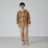 PENNEYS（ぺニーズ）別注ビッグシルエットジャガード柄シャギーニット チェッ… | coen【men】 | 詳細画像31 