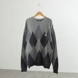 PENNEYS（ぺニーズ）別注ビッグシルエットジャガード柄シャギーニット チェッ… | coen【men】 | 詳細画像36 