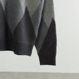 PENNEYS（ぺニーズ）別注ビッグシルエットジャガード柄シャギーニット チェッ… | coen【men】 | 詳細画像40 