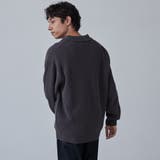 ルーズシルエットアゼ編みスキッパーニット（WEB限定カラー） | coen【men】 | 詳細画像11 