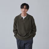 ルーズシルエットアゼ編みスキッパーニット（WEB限定カラー） | coen【men】 | 詳細画像13 