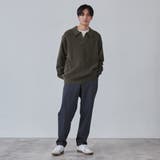 ルーズシルエットアゼ編みスキッパーニット（WEB限定カラー） | coen【men】 | 詳細画像14 