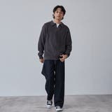 ルーズシルエットアゼ編みスキッパーニット（WEB限定カラー） | coen【men】 | 詳細画像18 