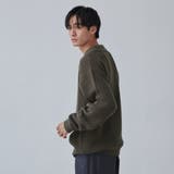 ルーズシルエットアゼ編みスキッパーニット（WEB限定カラー） | coen【men】 | 詳細画像4 