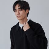 ルーズシルエットアゼ編みスキッパーニット（WEB限定カラー） | coen【men】 | 詳細画像5 