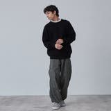 【アンチピリングニット】アゼ編みカラーニットプルオーバー | coen【men】 | 詳細画像17 