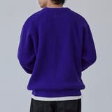 【アンチピリングニット】アゼ編みカラーニットプルオーバー | coen【men】 | 詳細画像28 