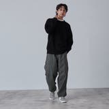 【アンチピリングニット】アゼ編みカラーニットプルオーバー | coen【men】 | 詳細画像5 