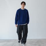 【アンチピリングニット】アゼ編みカラーニットプルオーバー | coen【men】 | 詳細画像9 