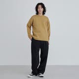 【洗える】ダブルフェイスクルーネックニット | coen【men】 | 詳細画像12 