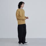 【洗える】ダブルフェイスクルーネックニット | coen【men】 | 詳細画像14 