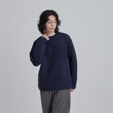 【洗える】ダブルフェイスクルーネックニット | coen【men】 | 詳細画像17 