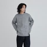【洗える】ダブルフェイスクルーネックニット | coen【men】 | 詳細画像2 