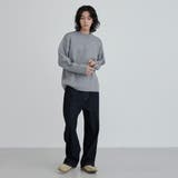 【洗える】ダブルフェイスクルーネックニット | coen【men】 | 詳細画像3 