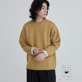 MD.BROWN | 【洗える】ダブルフェイスクルーネックニット | coen【men】