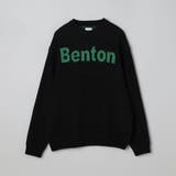 BLACK | ロゴ ジャガード モール ニット | coen【men】