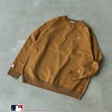 MD.BROWN | MLB別注 エンブレム付きクルーネックニット | coen【men】