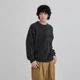【洗える】ダブルフェイスクルーネックモールニット | coen【men】 | 詳細画像10