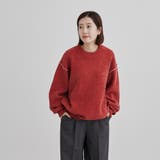 【洗える】ダブルフェイスクルーネックモールニット | coen【men】 | 詳細画像14