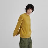 【洗える】ダブルフェイスクルーネックモールニット | coen【men】 | 詳細画像22