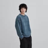 【洗える】ダブルフェイスクルーネックモールニット | coen【men】 | 詳細画像26