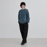 【洗える】ダブルフェイスクルーネックモールニット | coen【men】 | 詳細画像27