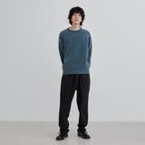 【洗える】ダブルフェイスクルーネックモールニット | coen【men】 | 詳細画像31