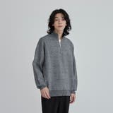 メランジハーフジップニット | coen【men】 | 詳細画像12