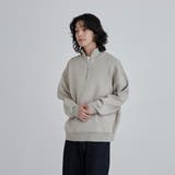 メランジハーフジップニット | coen【men】 | 詳細画像6