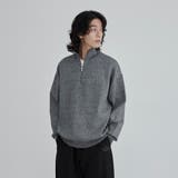 メランジハーフジップニット | coen【men】 | 詳細画像8