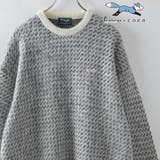 OFF WHITE | Penneys（ぺニーズ）別注ジャガードクルーネックニット | coen【men】