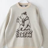 NATURAL | ベアジャガードクルーネックニット | coen【men】