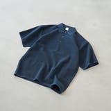 NAVY | サマーニットポロシャツ | coen【men】