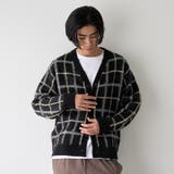 ジャガードチェック柄ニットカーディガン | coen【men】 | 詳細画像4 