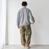 Penneys（ぺニーズ）別注ワンポイントポロ衿ニットカーディガン（グレー） | coen【men】 | 詳細画像3 