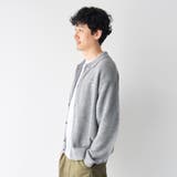 Penneys（ぺニーズ）別注ワンポイントポロ衿ニットカーディガン（グレー） | coen【men】 | 詳細画像5 