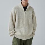 OFF WHITE | カラーネップドライバーズルーズニットカーディガン | coen【men】