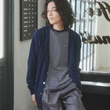 NAVY | TOWNCRAFT(タウンクラフト)別注ループヤーンニットカーディガン | coen【men】