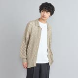リネンタッチメッシュカーディガン | coen【men】 | 詳細画像3