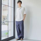 綿麻イージーワイドスラックスパンツ | coen【men】 | 詳細画像27 