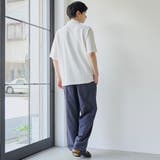 綿麻イージーワイドスラックスパンツ | coen【men】 | 詳細画像28 