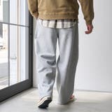 【抗菌防臭、防汚(食品汚れ)、UVカット】クリーンプラススウェットワイドパンツ | coen【men】 | 詳細画像12