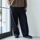 BLACK | 【抗菌防臭、防汚(食品汚れ)、UVカット】クリーンプラススウェットワイドパンツ | coen【men】